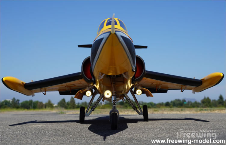 Freewing F-104 Starfighter Yellow 90mm EDF Jet PNP RC airplane