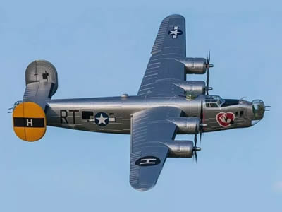 FlightLine B-24 Liberator Silver 2000mm (78 inch) Wingspan - PNP