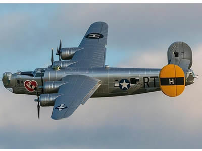 FlightLine B-24 Liberator Silver 2000mm (78 inch) Wingspan - PNP