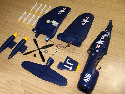 >FlightLine F4U-1D Corsair Bubble  1600mm  Wingspan - PNP RC Airplane