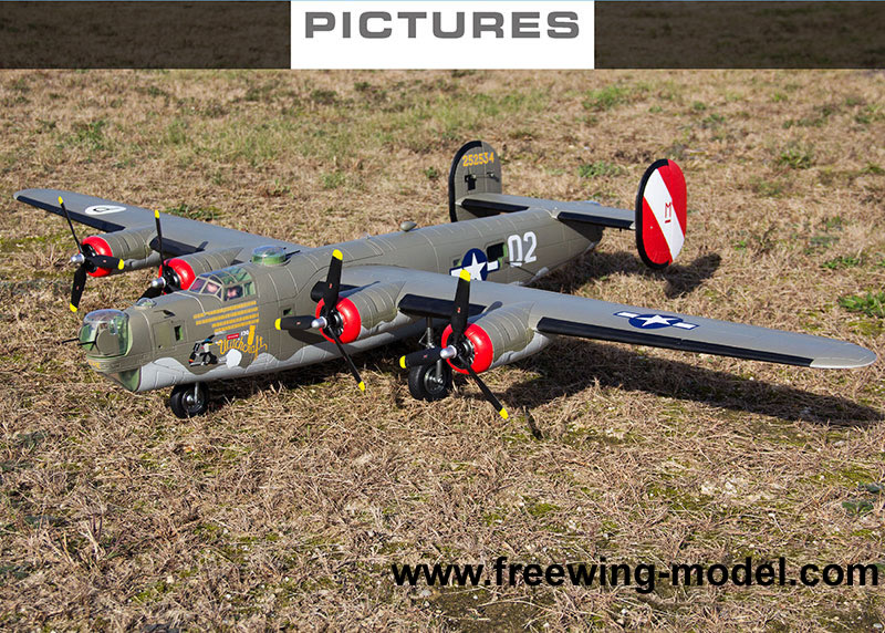 >FlightLine RC B-24 Liberator OLIVE DRAB 2000mm (78 inch) Wingspan PNP RC Airplane