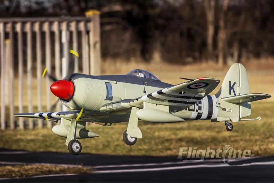 FlightLine RC Hawker Sea Fury 1200mm Wingspan PNP RC Airplane