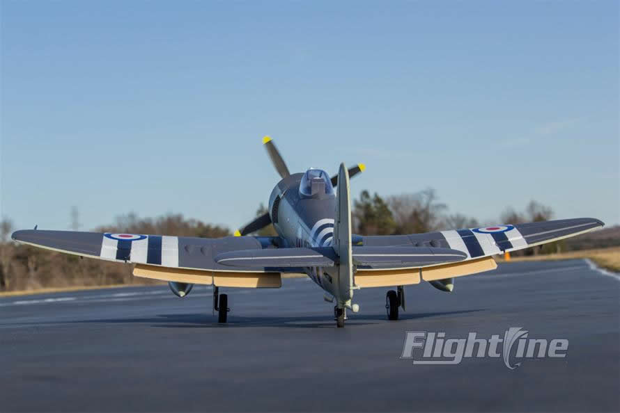 FlightLine RC Hawker Sea Fury 1200mm Wingspan PNP RC Airplane