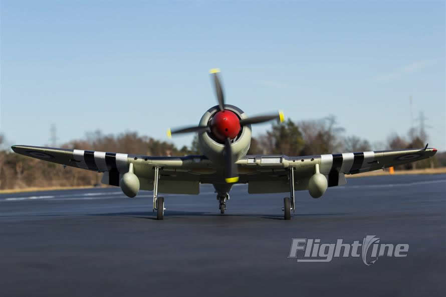 FlightLine RC Hawker Sea Fury 1200mm Wingspan PNP RC Airplane