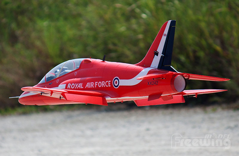 Freewing 6S Hawk T1 Red Arrow 70mm EDF Jet PNP RC Airplane