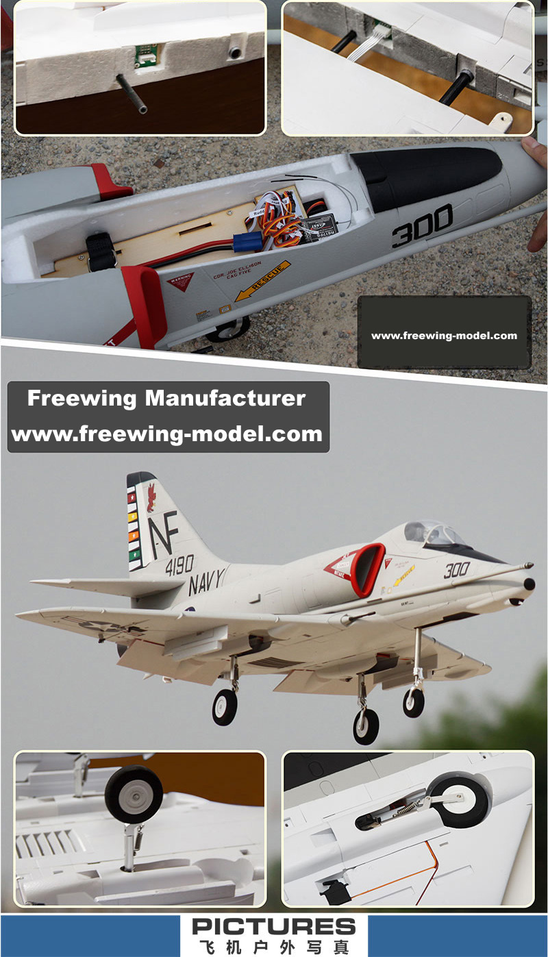 Freewing A-4E/F Skyhawk 80mm EDF Jet PNP RC airplane