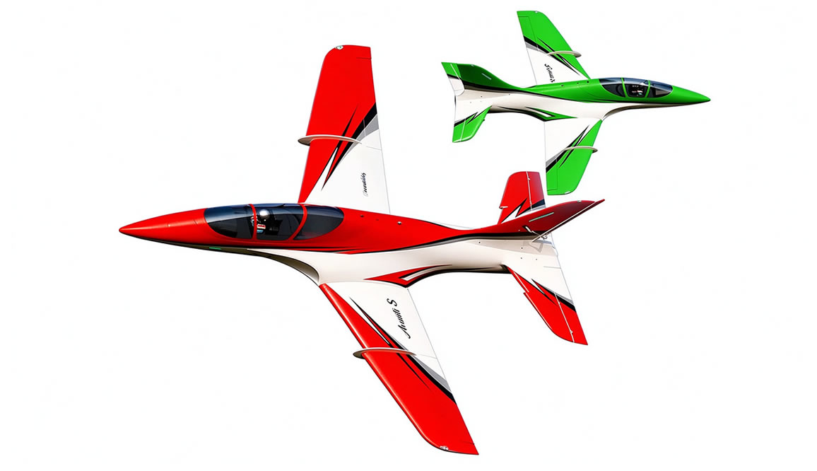 Freewing Avanti S red 90mm EDF Sport ARF Plus Jet