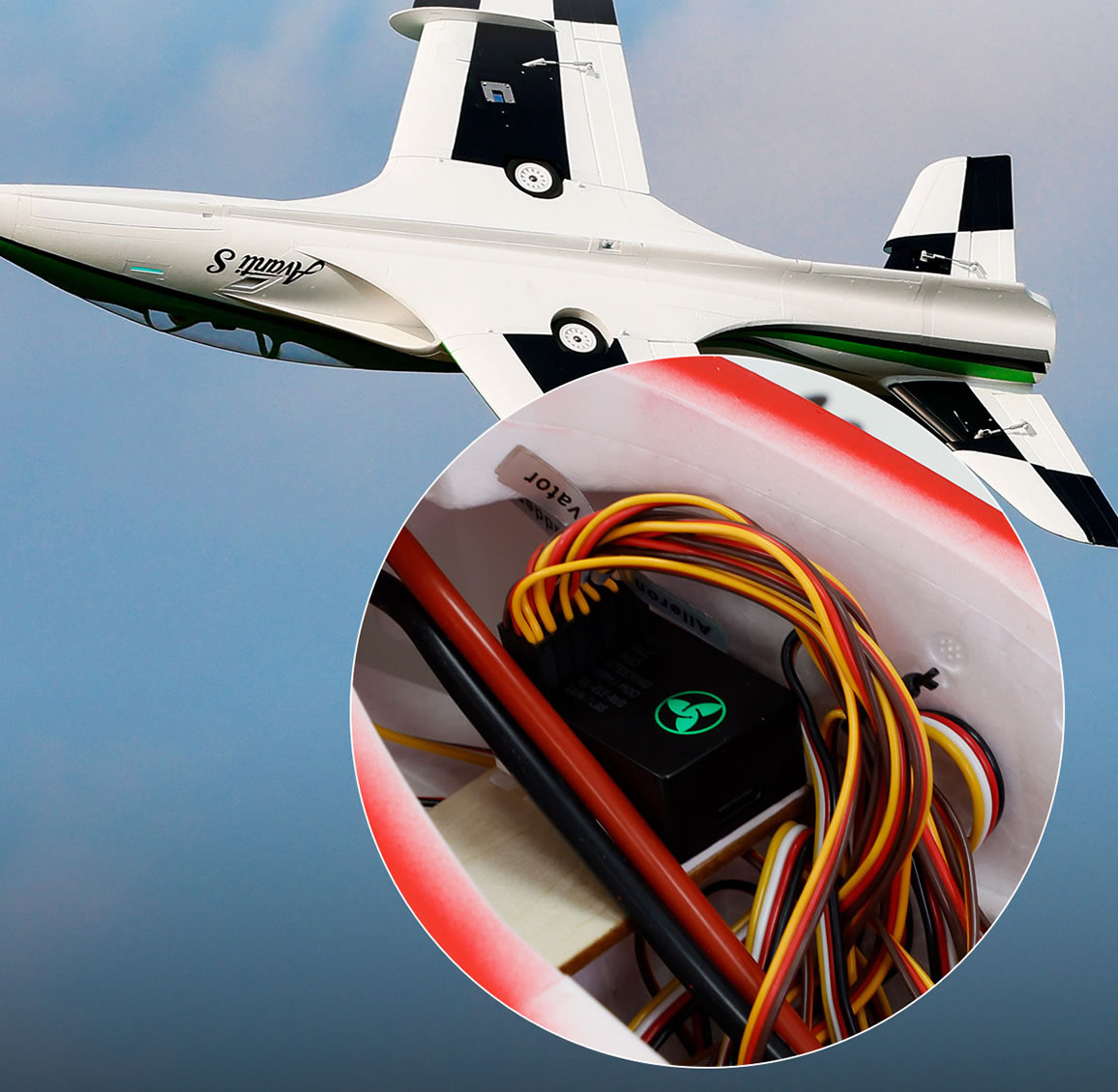 Freewing Avanti S Green High Performance 90mm EDF Sport  6S PNP Jet