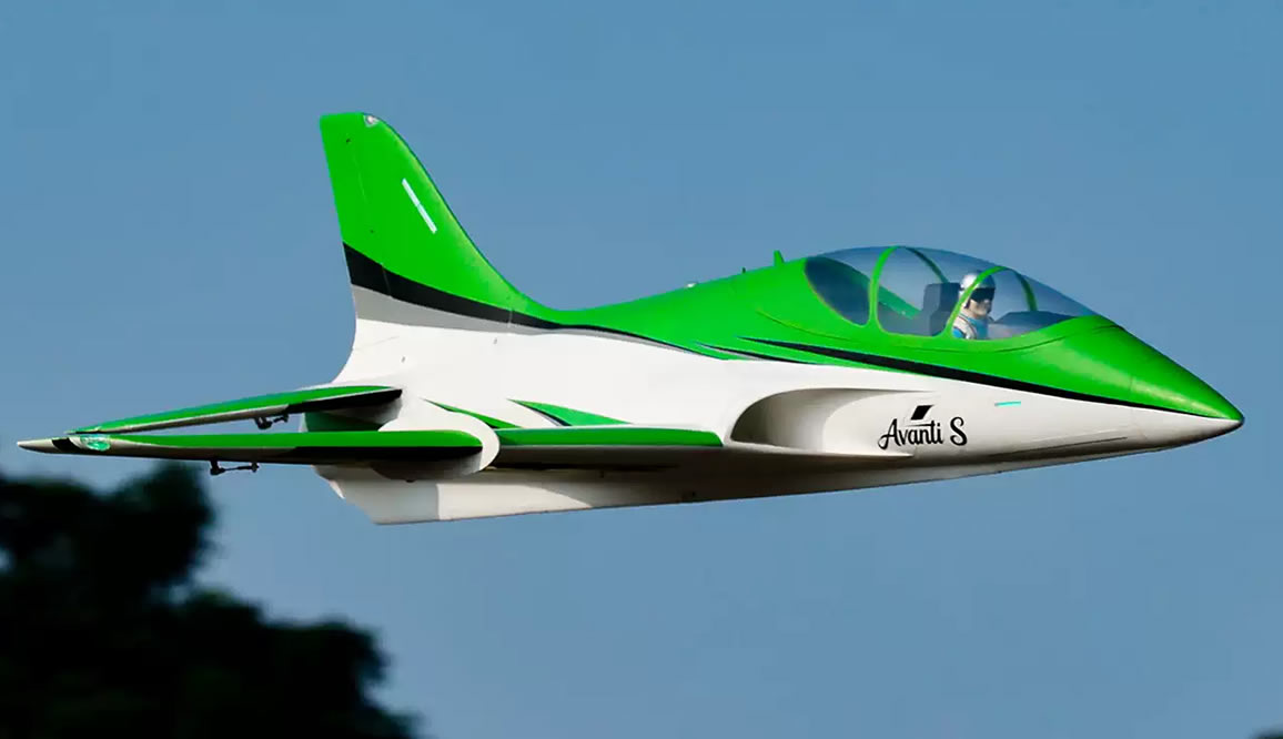 Freewing Avanti S red 90mm EDF Sport ARF Plus Jet