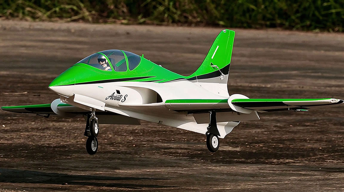Freewing Avanti S Green High Performance 90mm EDF Sport  6S PNP Jet
