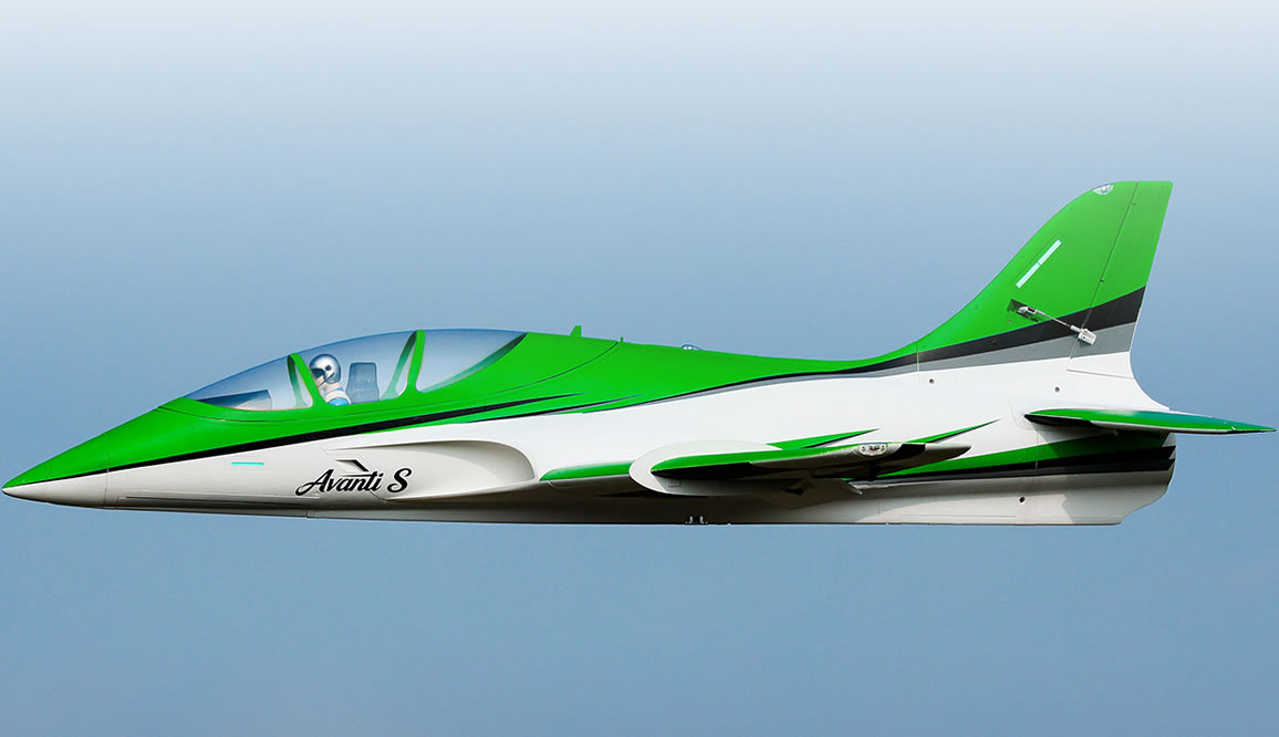 Freewing Avanti S red 90mm EDF Sport ARF Plus Jet