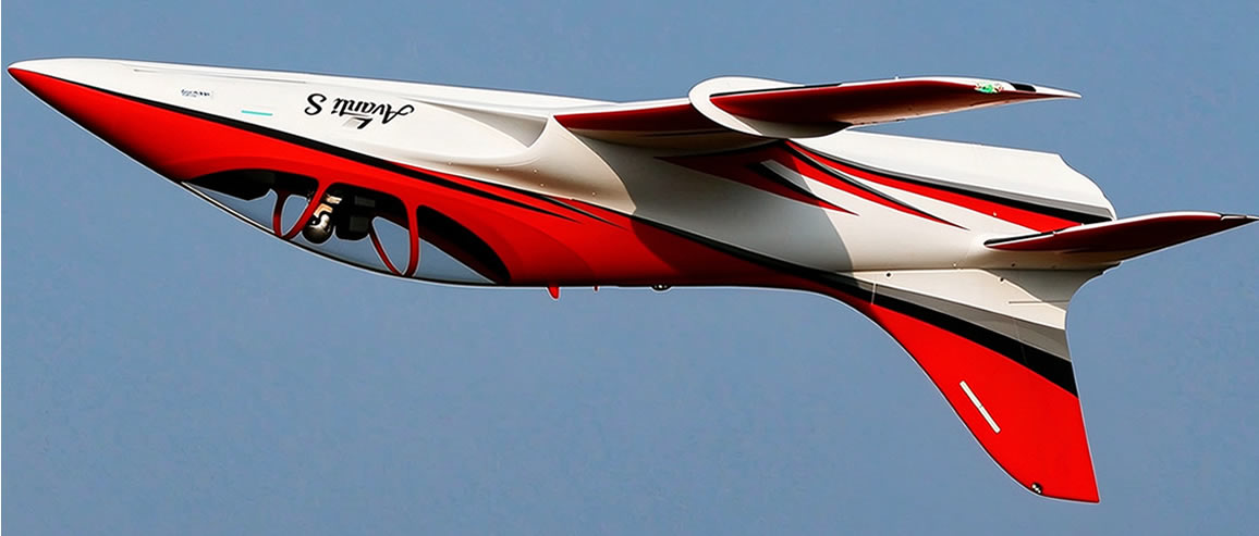 Freewing Avanti S red 90mm EDF Sport ARF Plus Jet