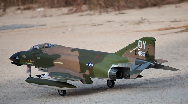 Freewing F-4D Phantom II 90mm EDF Jet - ARF PLUS Servo Rc Airplane