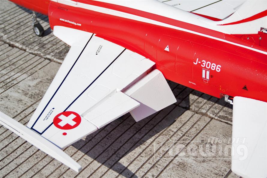 Freewing F-5 Tiger II Swiss 80mm EDF Jet PNP RC Airplane