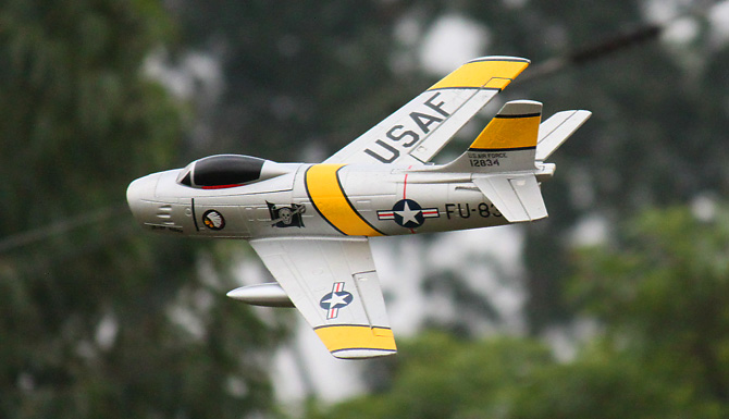 64mm Freewing F-86 Sabre Jolley Roger PNP  RC Airplane