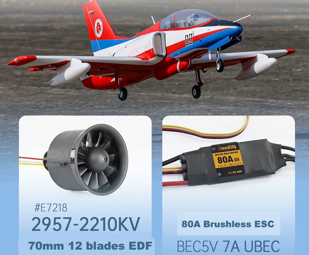 Freewing K-8 Karakorum 70mm EDF PNP RC Jet