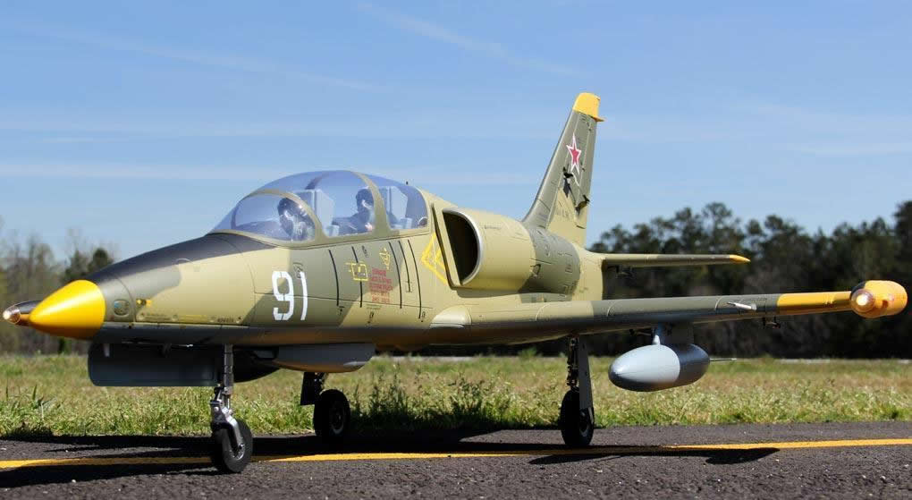 Freewing L-39 Albatros Camo 80mm EDF Jet ARF PLUS Servo RC airplane