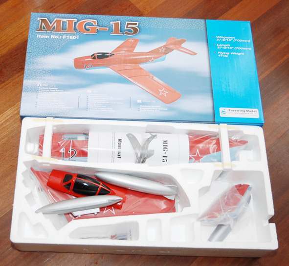 Freewing Mig-15 Silver 64mm EDF Jet PNP RC Airplane