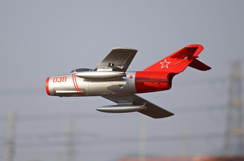 Freewing Mig-15 Silver 64mm EDF Jet PNP RC Airplane