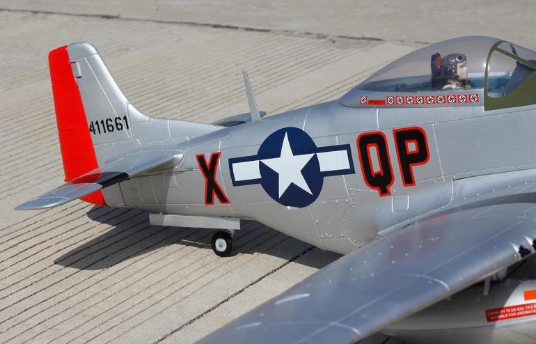 Freewing P-51D Iron Ass Super Scale 1410mm (55 inch) Wingspan - PNP RC Airplane