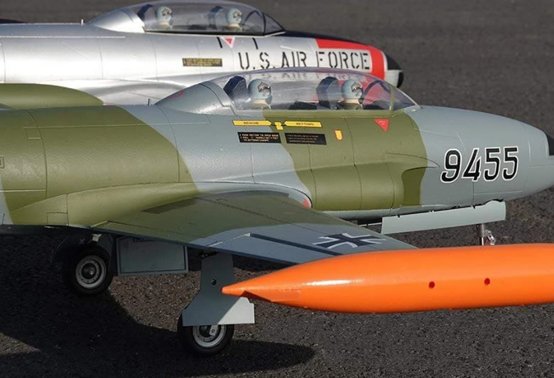 Freewing T-33 Shooting Star German 80mm EDF Jet PNP RC Airplane