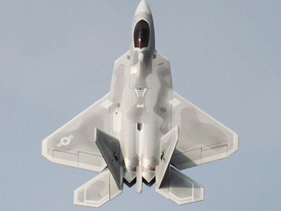 Freewing F-22 Raptor Ultra Performance 8S 90mm EDF Jet PNP RC Airplane