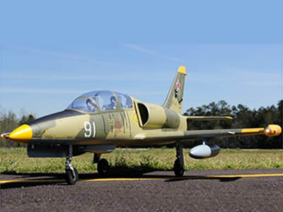 Freewing L-39 Albatros Camo 80mm EDF Jet PNP RC Airplane